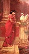 Raja Ravi Varma Hamsa Damayanti Germany oil painting artist